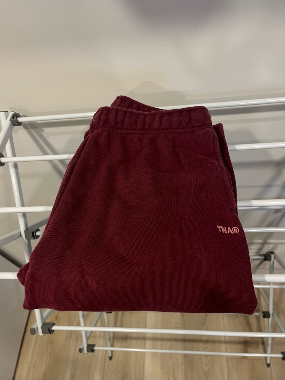 TNA Maroon Fleece Sweatpants